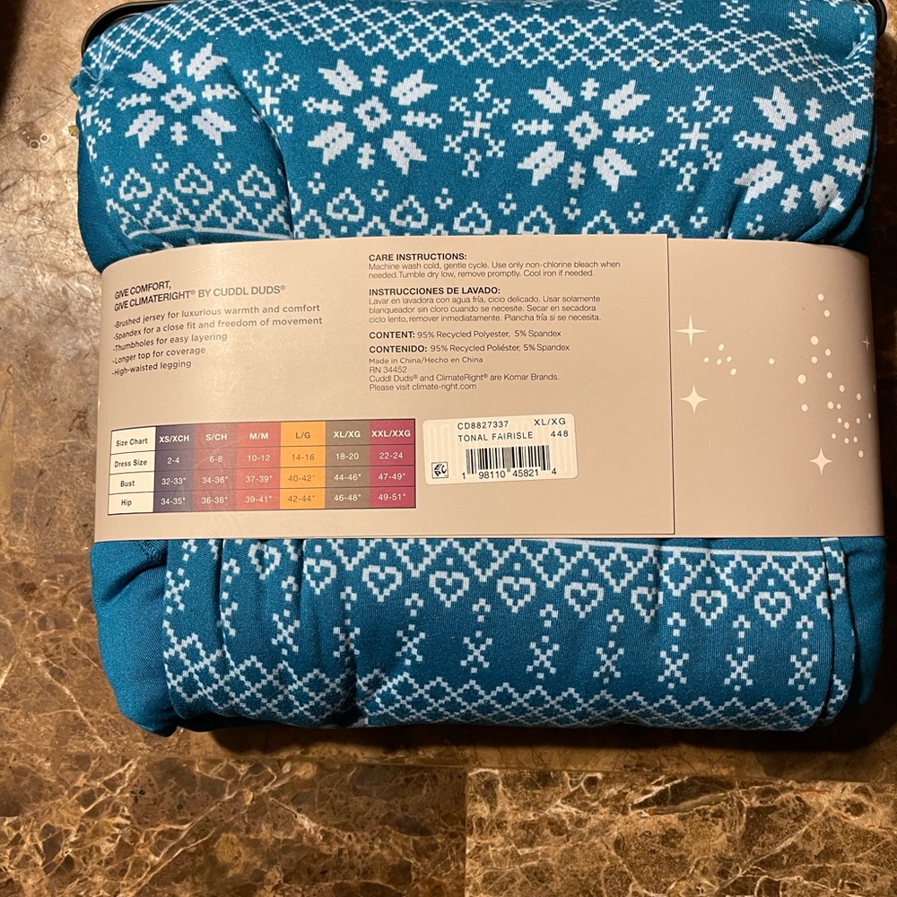 Blue Base Layer Set - Picture 2 of 2